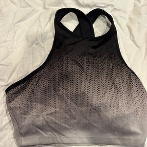 Beyond Yoga Black and Gray Sports Bra